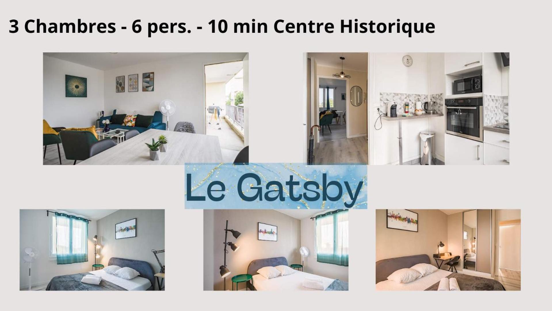 Le Gatsby - 3 Chambres - Centre-Ville Τρουά Εξωτερικό φωτογραφία